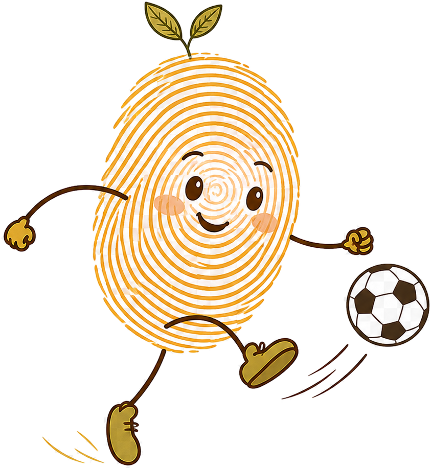 Playing football